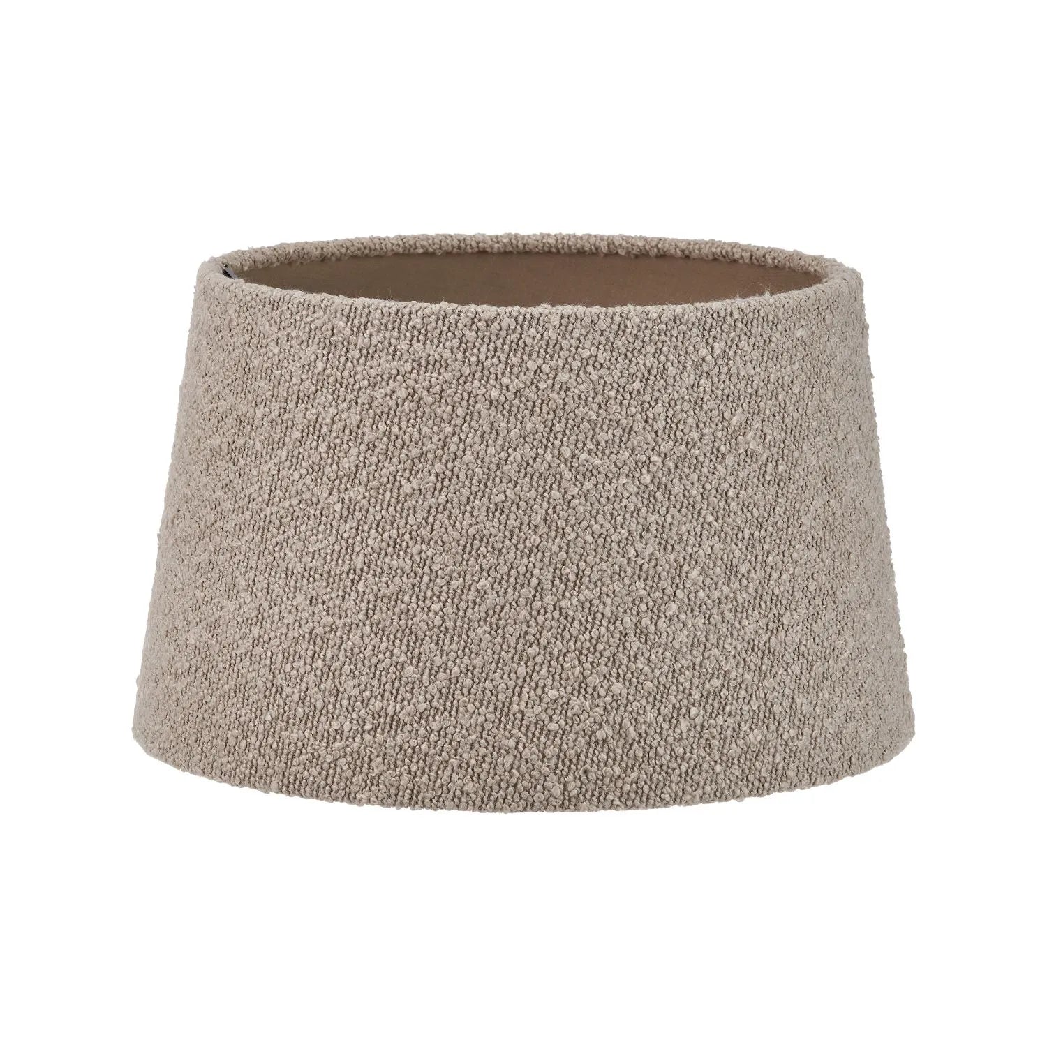 Grayvon Taupe Bouclé Tapered Lampshade - 35cm