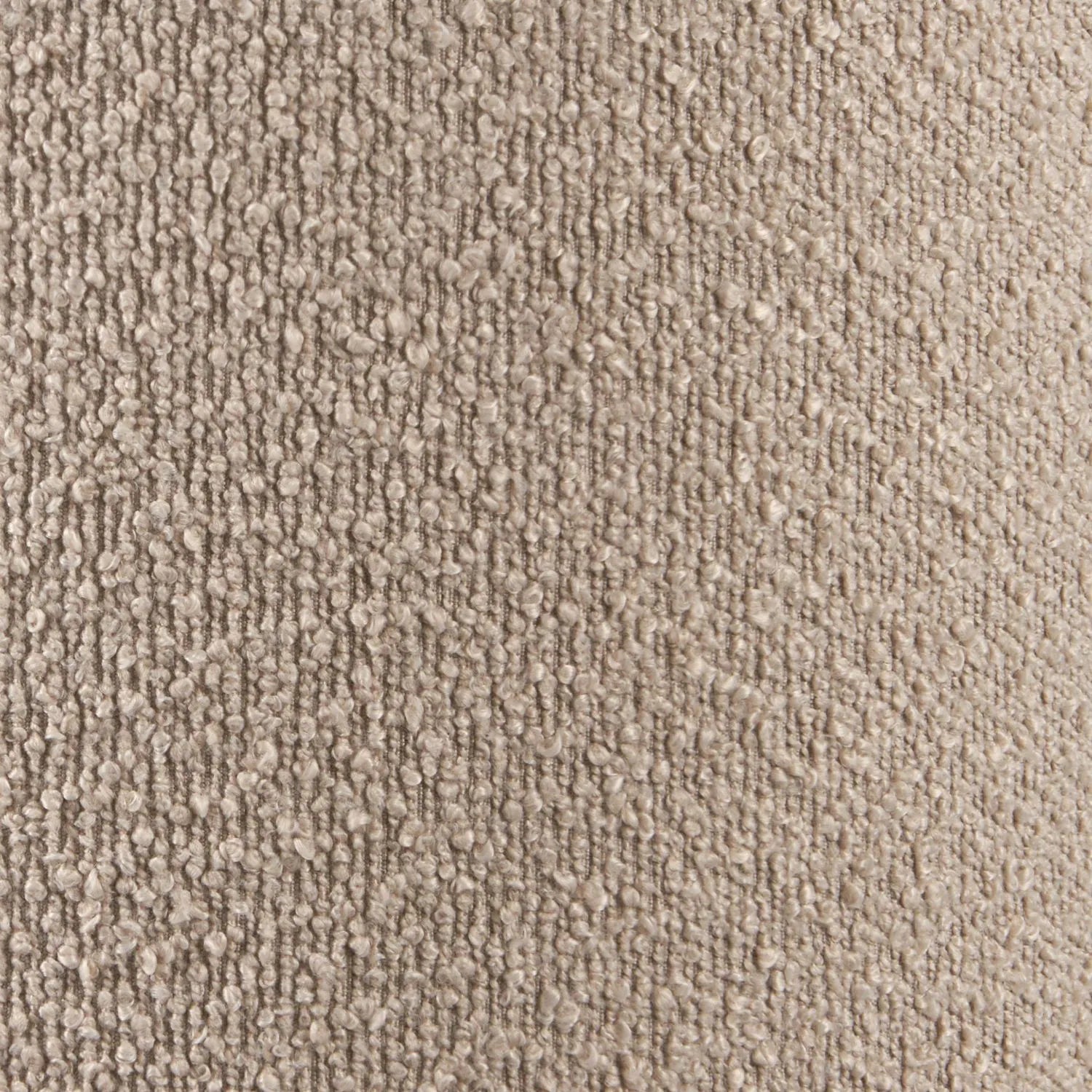 Grayvon Grey-Washed Dome Lamp with Bouclé Shade