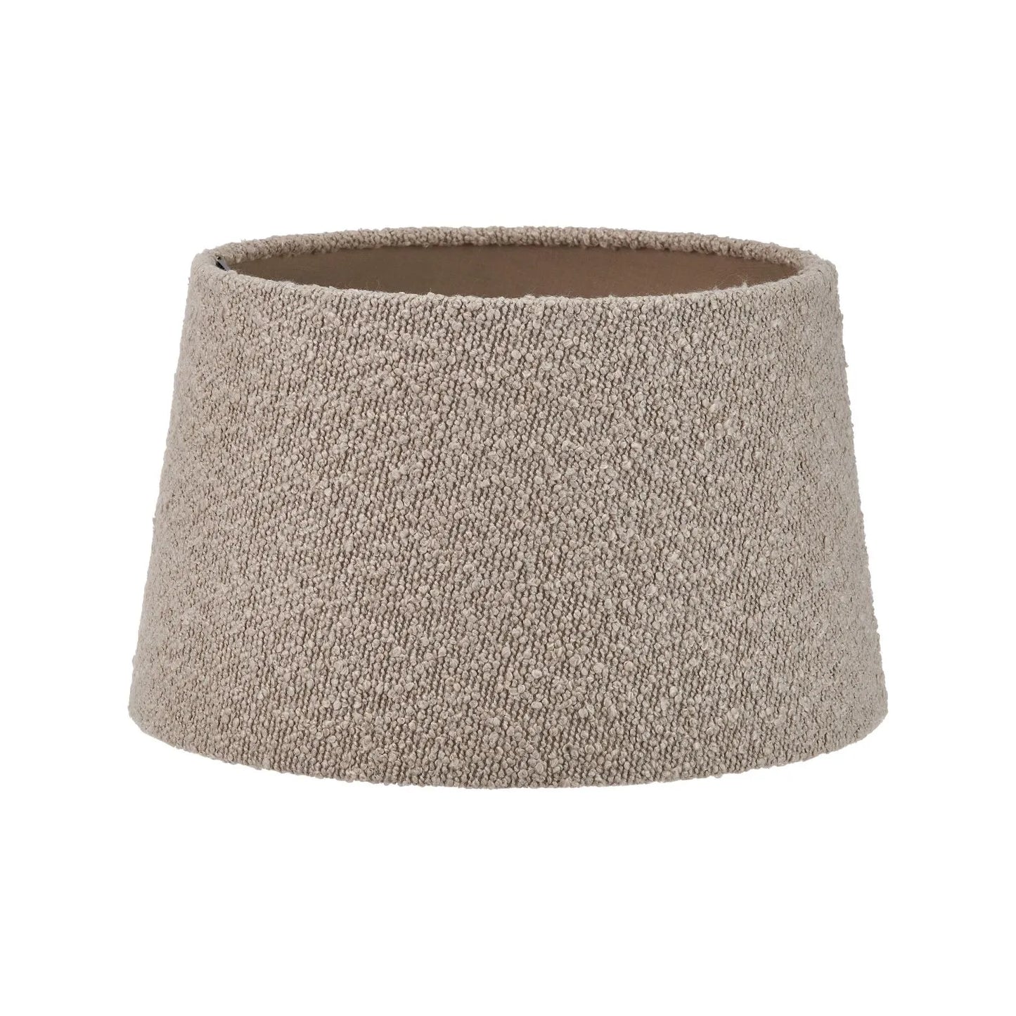 Grayvon Taupe Bouclé Tapered Lampshade - 35cm
