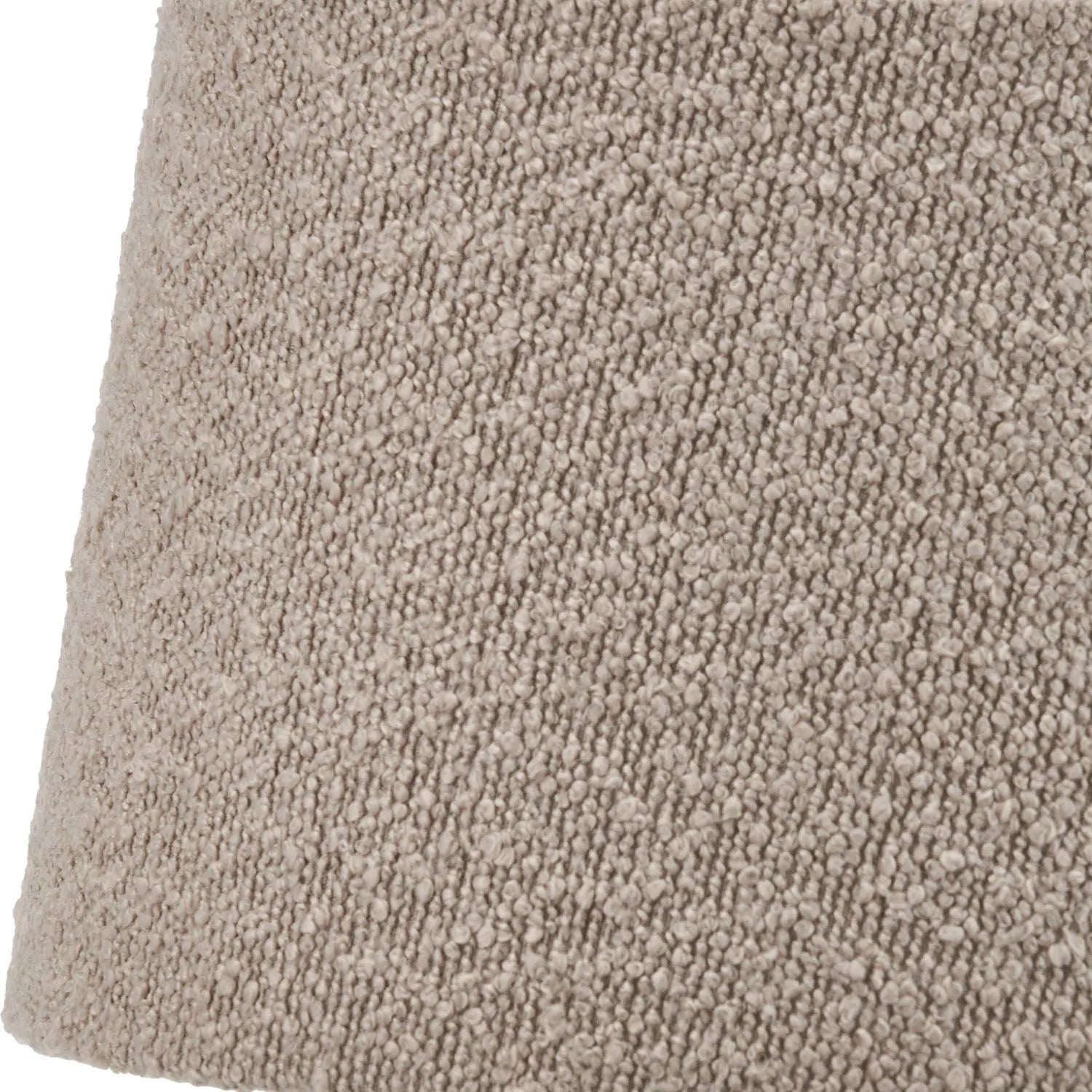 Grayvon Taupe Bouclé Tapered Lampshade - 35cm