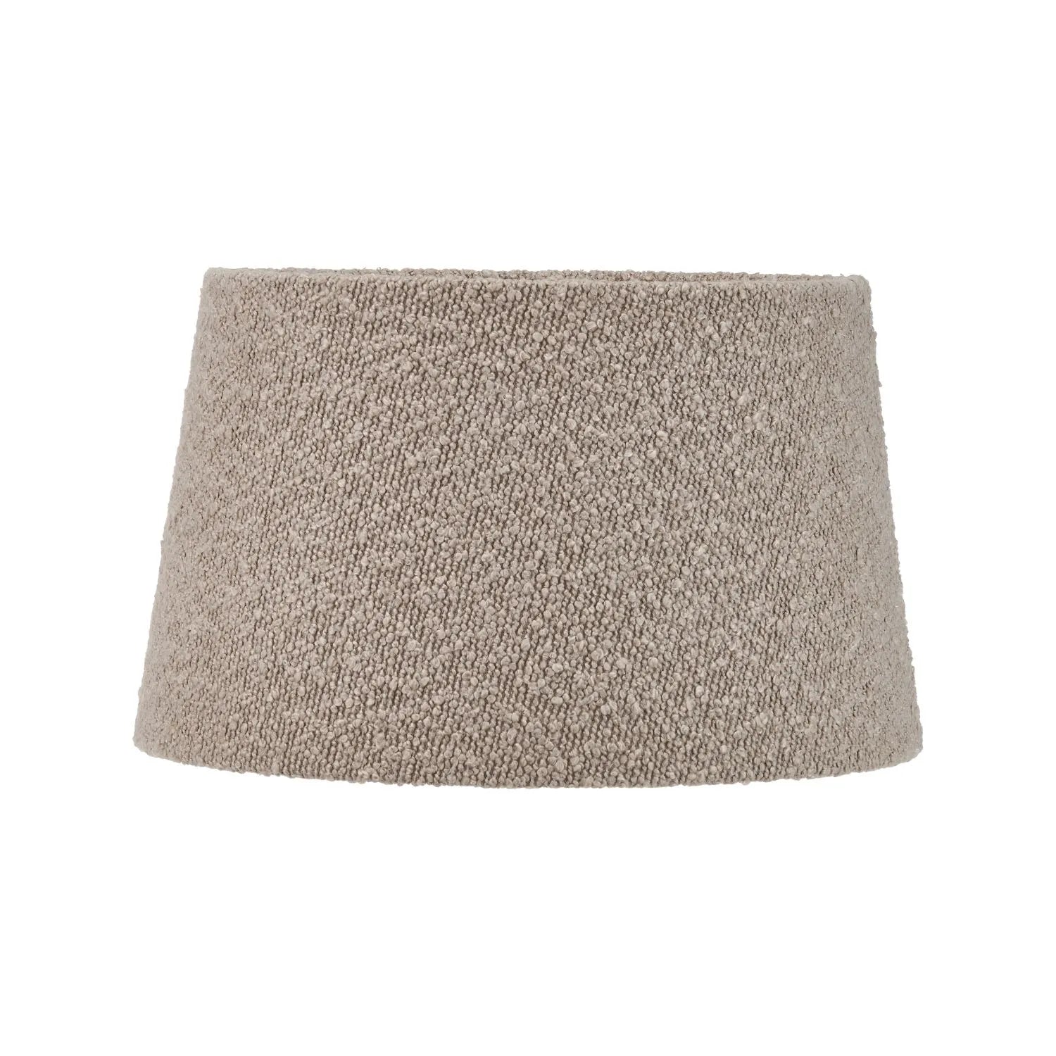 Grayvon Taupe Bouclé Tapered Lampshade - 35cm