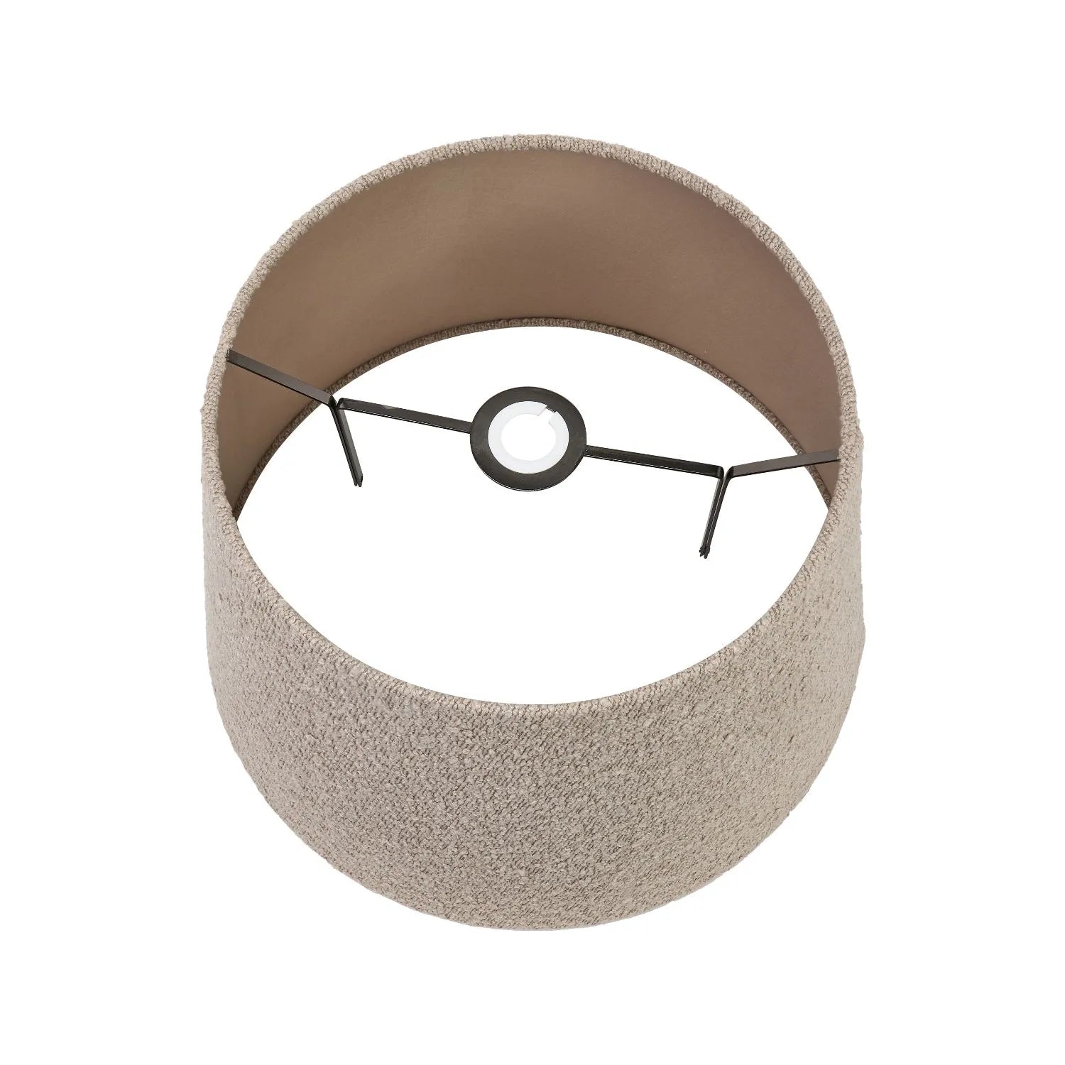 Grayvon Taupe Bouclé Tapered Lampshade - 40cm
