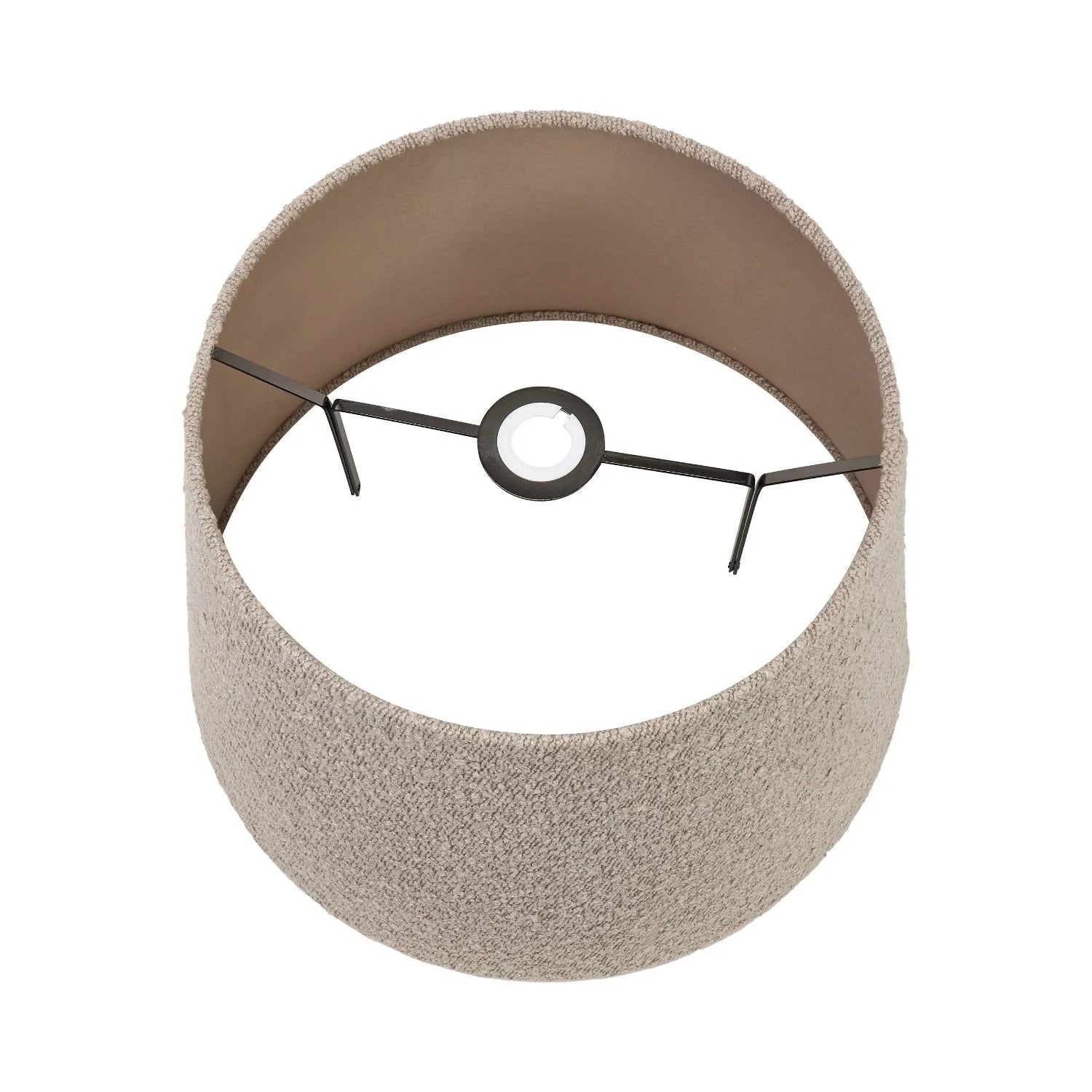 Grayvon Taupe Bouclé Tapered Lampshade - 45cm
