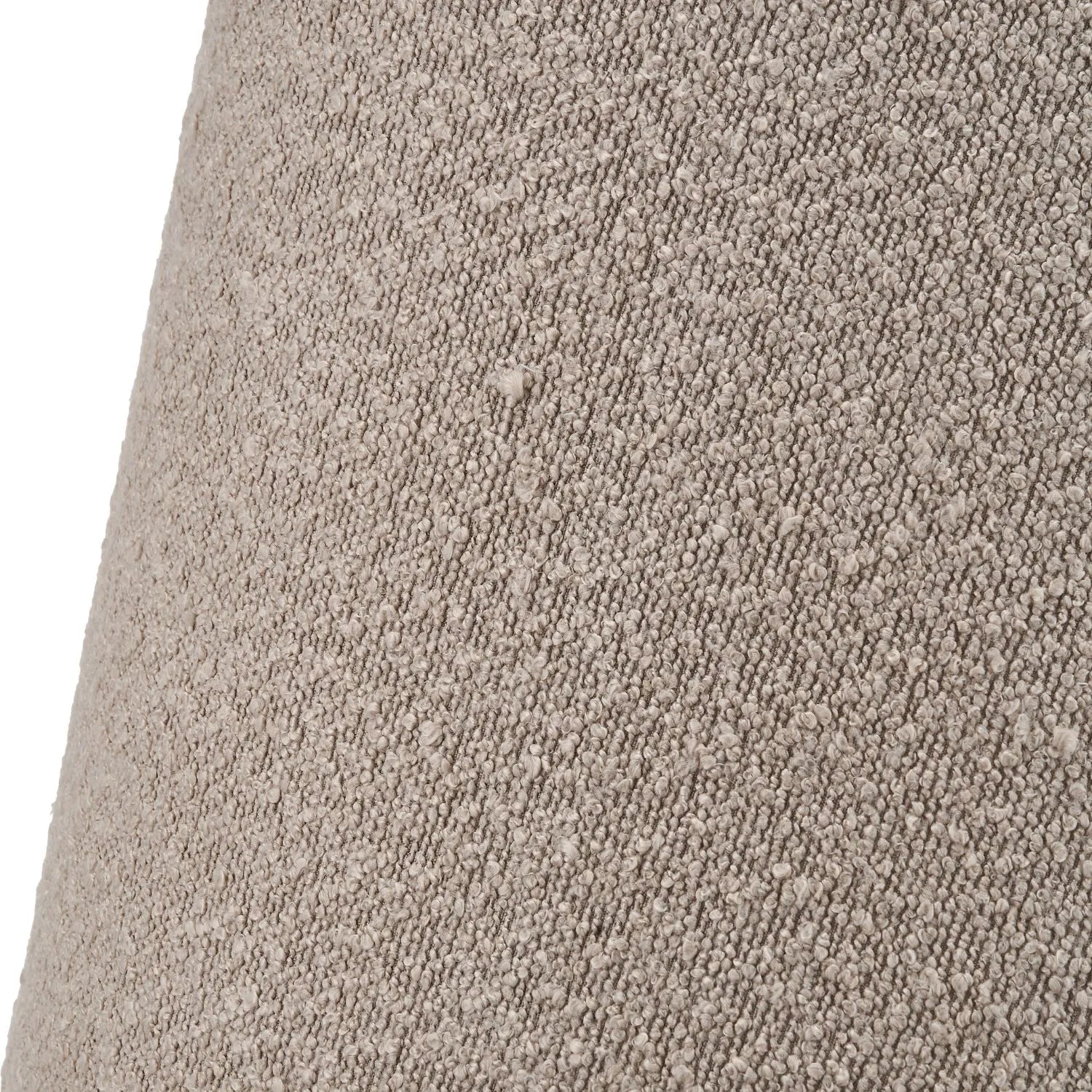 Grayvon Taupe Bouclé Tapered Lampshade - 45cm