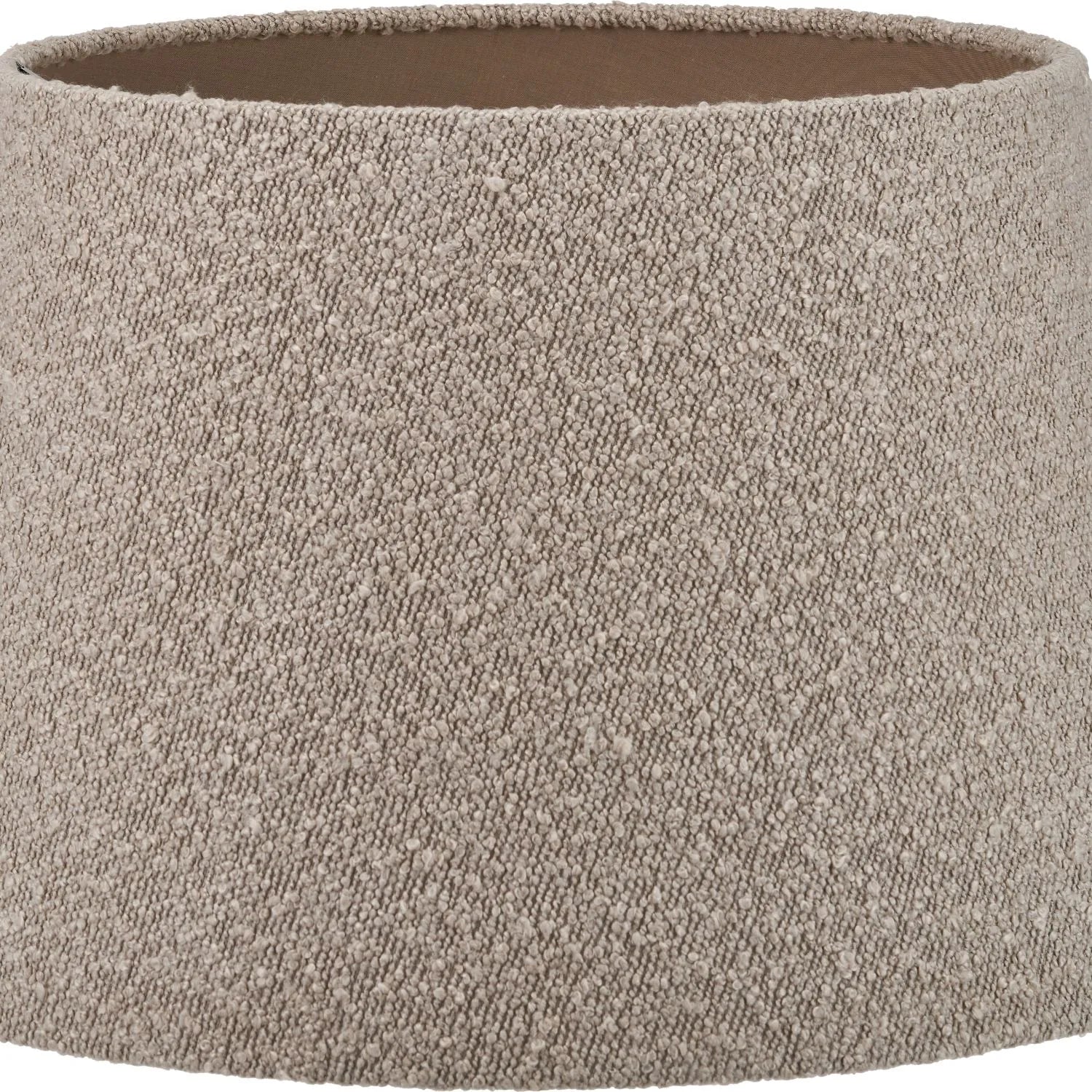 Grayvon Taupe Bouclé Tapered Lampshade - 45cm