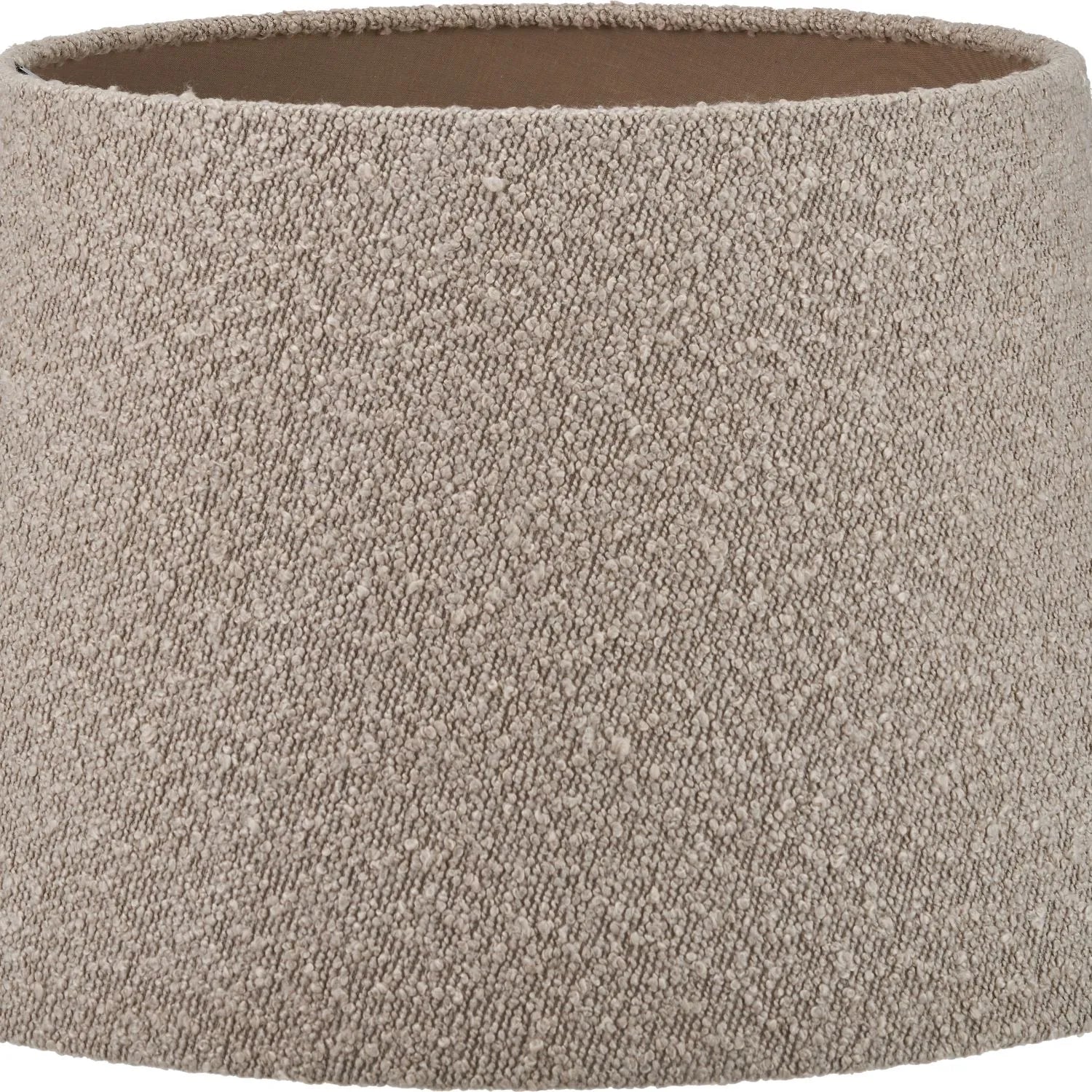 Grayvon Taupe Bouclé Tapered Lampshade - 50cm